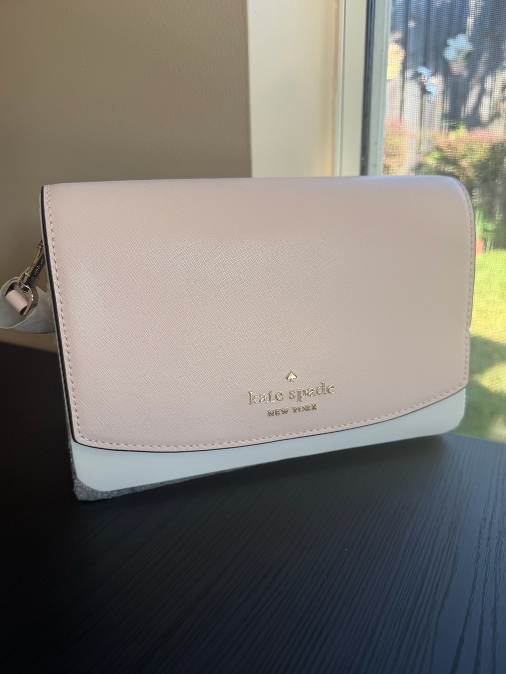 Kate Spade Carson Convertible Crossbody Light Rose NWT Saffiano Leather